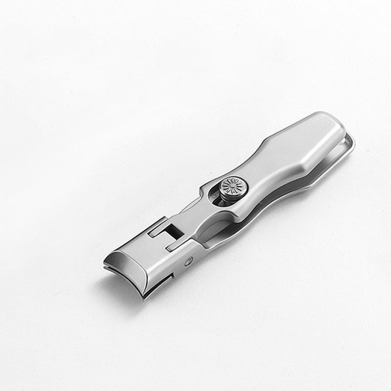 Heavy Duty Anti-Splash Stainless Steel Nail Clipper with Catcher Tray